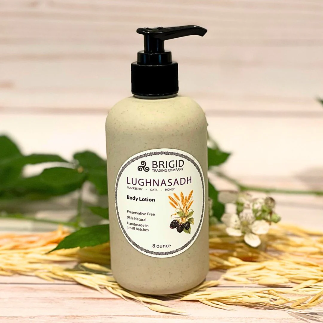Lughnasadh Natural Body Lotion - Blackberry, Oats, and Honey - Image 2