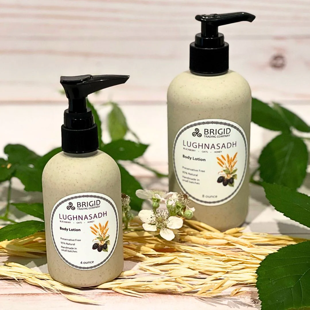 Lughnasadh Natural Body Lotion - Blackberry, Oats, and Honey - Image 3