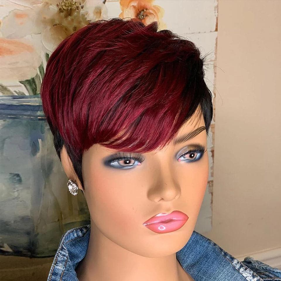 Lumiere Hair Pixie Cut Short Straight Human Hair - Image 3
