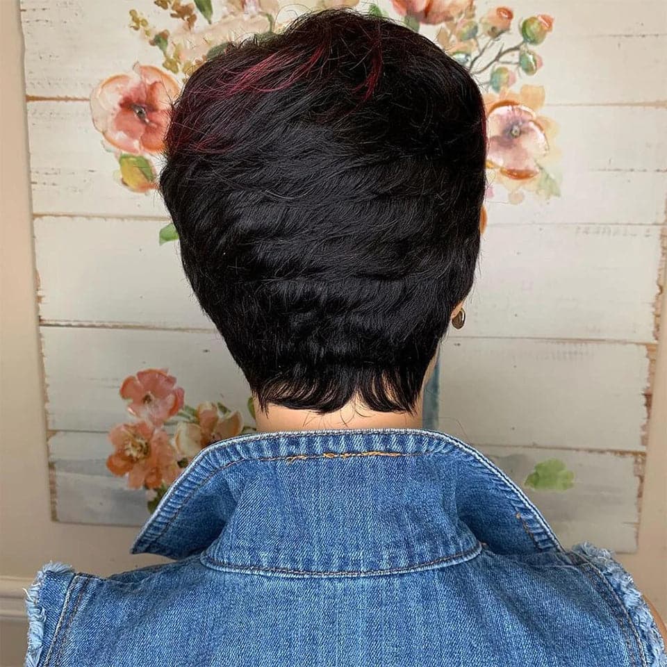 Lumiere Hair Pixie Cut Short Straight Human Hair - Image 7