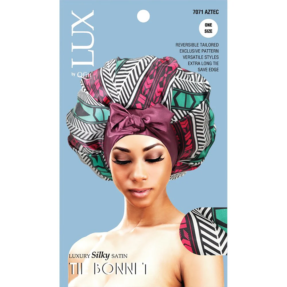 LUX by QFitt Luxury Silky Satin Tie Bonnet - Image 8