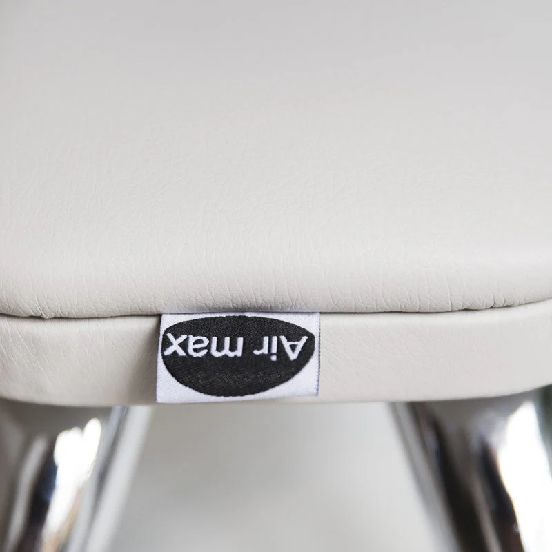 MANICURE STAND AIR MAX №1 -white (eco leather on silver legs) - Image 2
