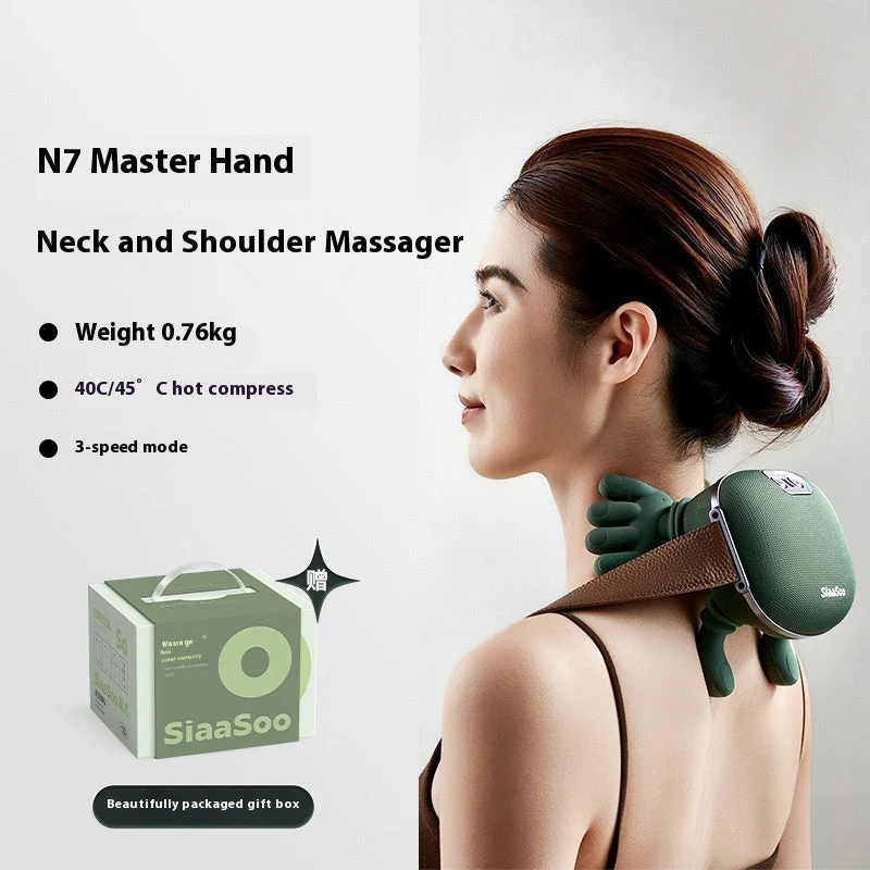 Master Hand Shoulder & Neck Massager with Heat Compress - Image 7