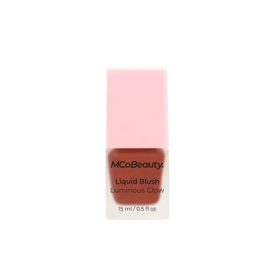 MCoBeauty Liquid Blush Luminous Glow Bella Vita/Dusty Rose 0.5 fl oz - New