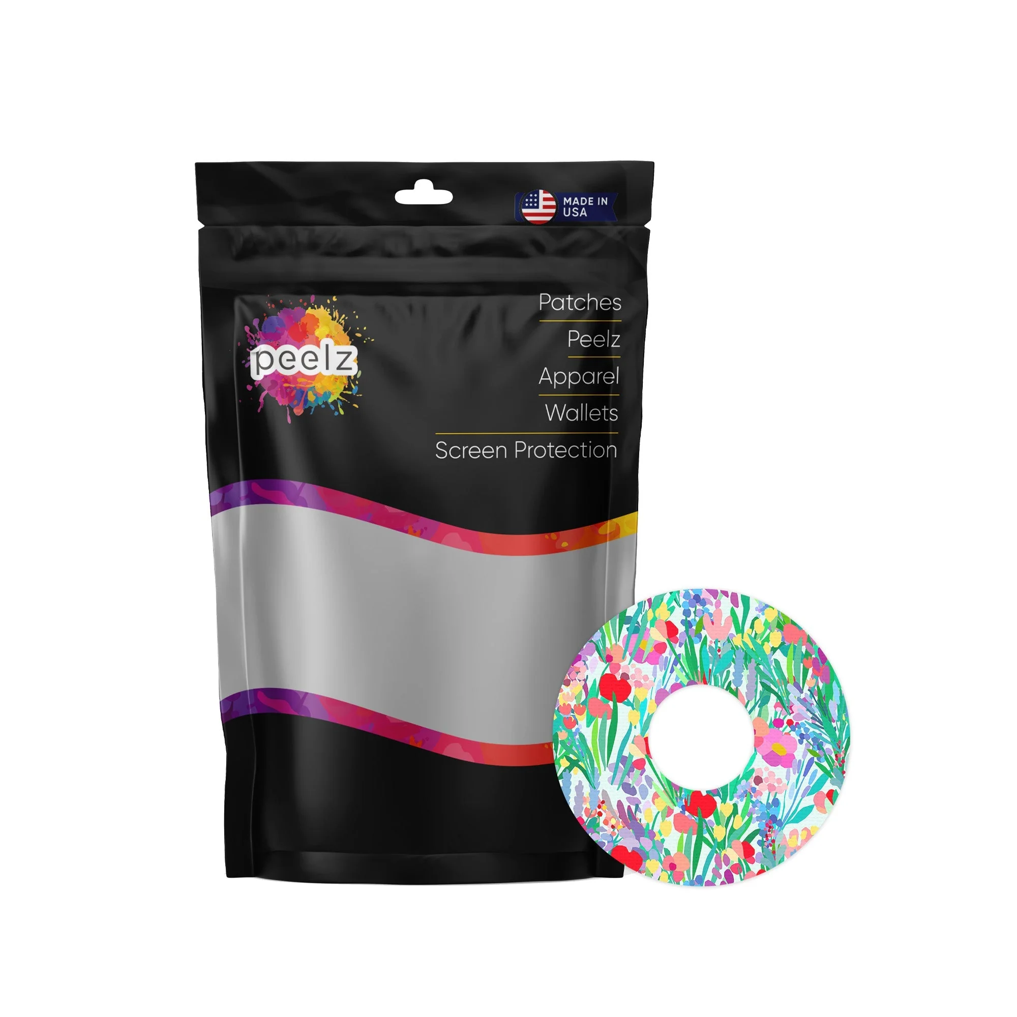 Meadow Patch Tape Designed for the FreeStyle Libre 3 Plus & Lingo
