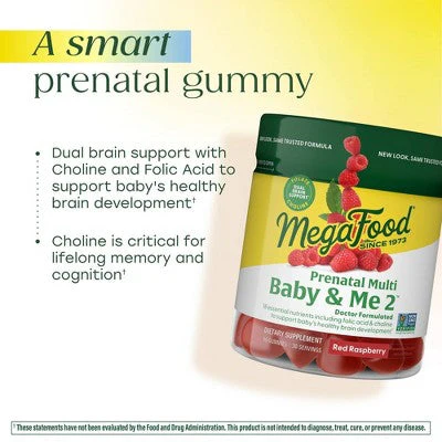 MegaFood Prenatal Gummy Vitamins 60ct - New - Image 4