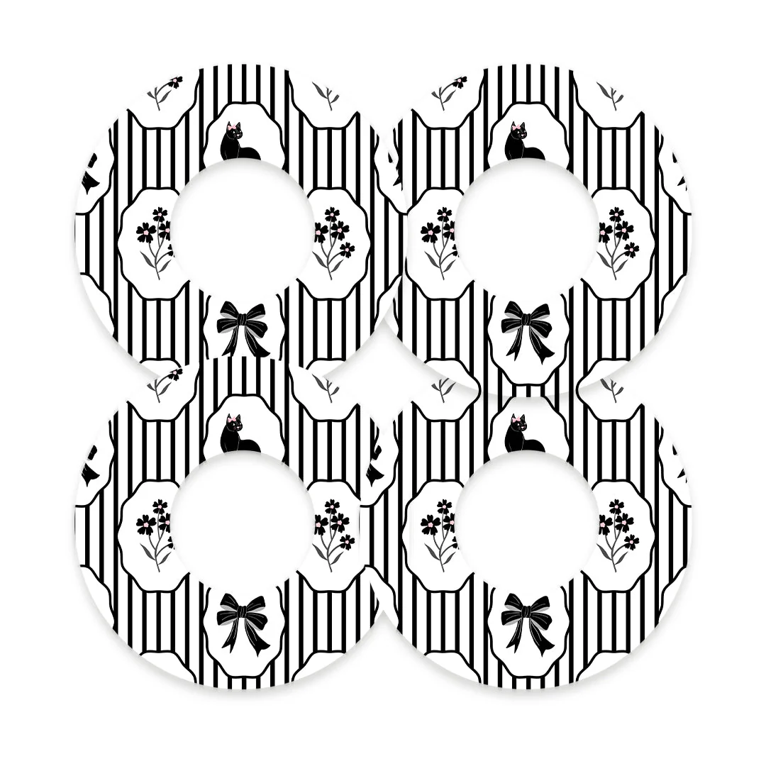 Midnight Cat Freestyle Libre 2 Patch Tape - Pump Peelz - Image 3