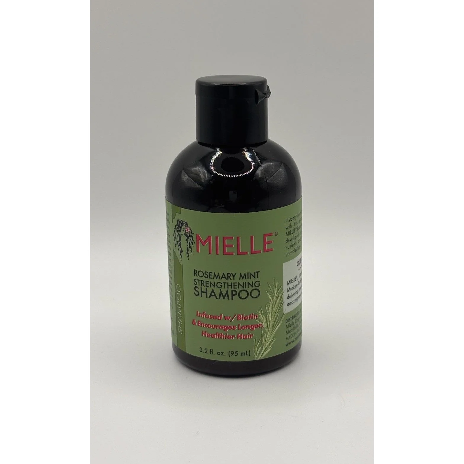 Mielle Organics Rosemary Mint Strengthening Shampoo Travel Size 95ml/3.2oz