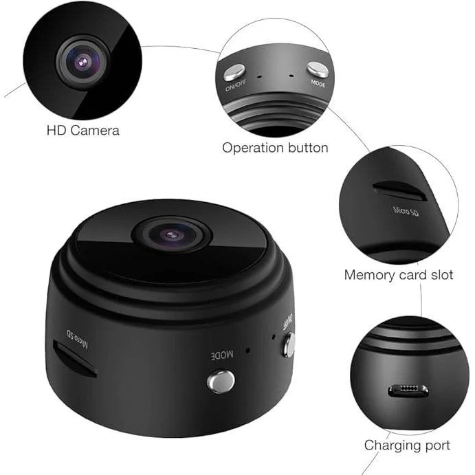 Mini Camera WiFi Night Vision Audio Video Recorder Spy Cam - Image 10