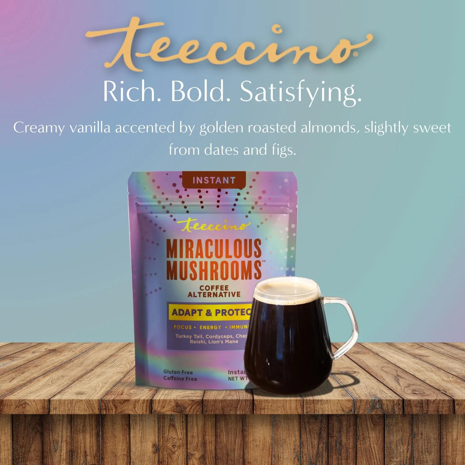 Miraculous Mushrooms® Adapt & Protect Instant Herbal Coffee - Image 7