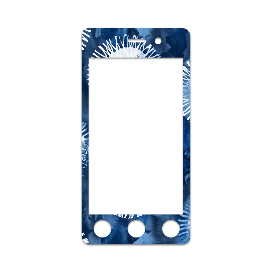 Monochrome Blue Tie Dye Sticker for Omnipod DASH ® PDM – Pump Peelz - Image 2