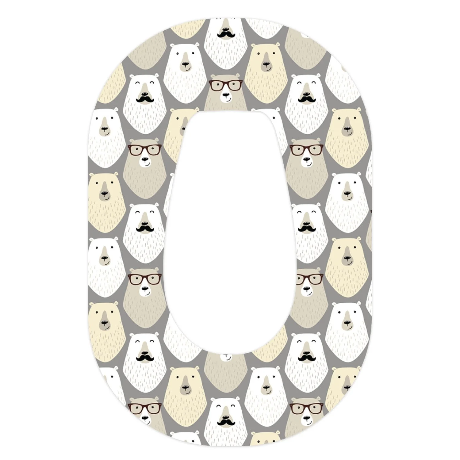 Mr. Bear Dexcom G6 Patch Tape - Pump Peelz