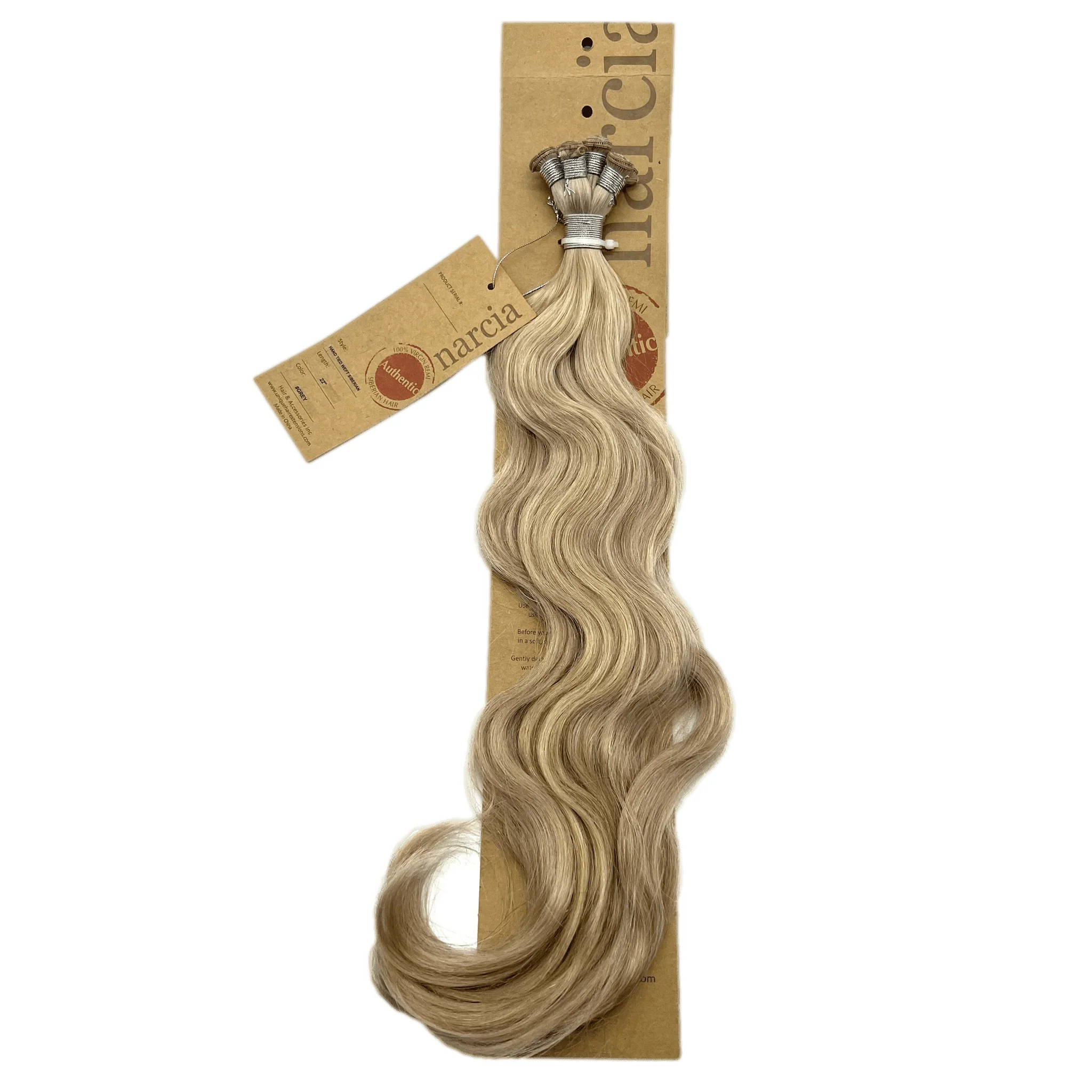 Narcia Remy Siberian -Hand Tied Weft 22''(100g) - Image 7