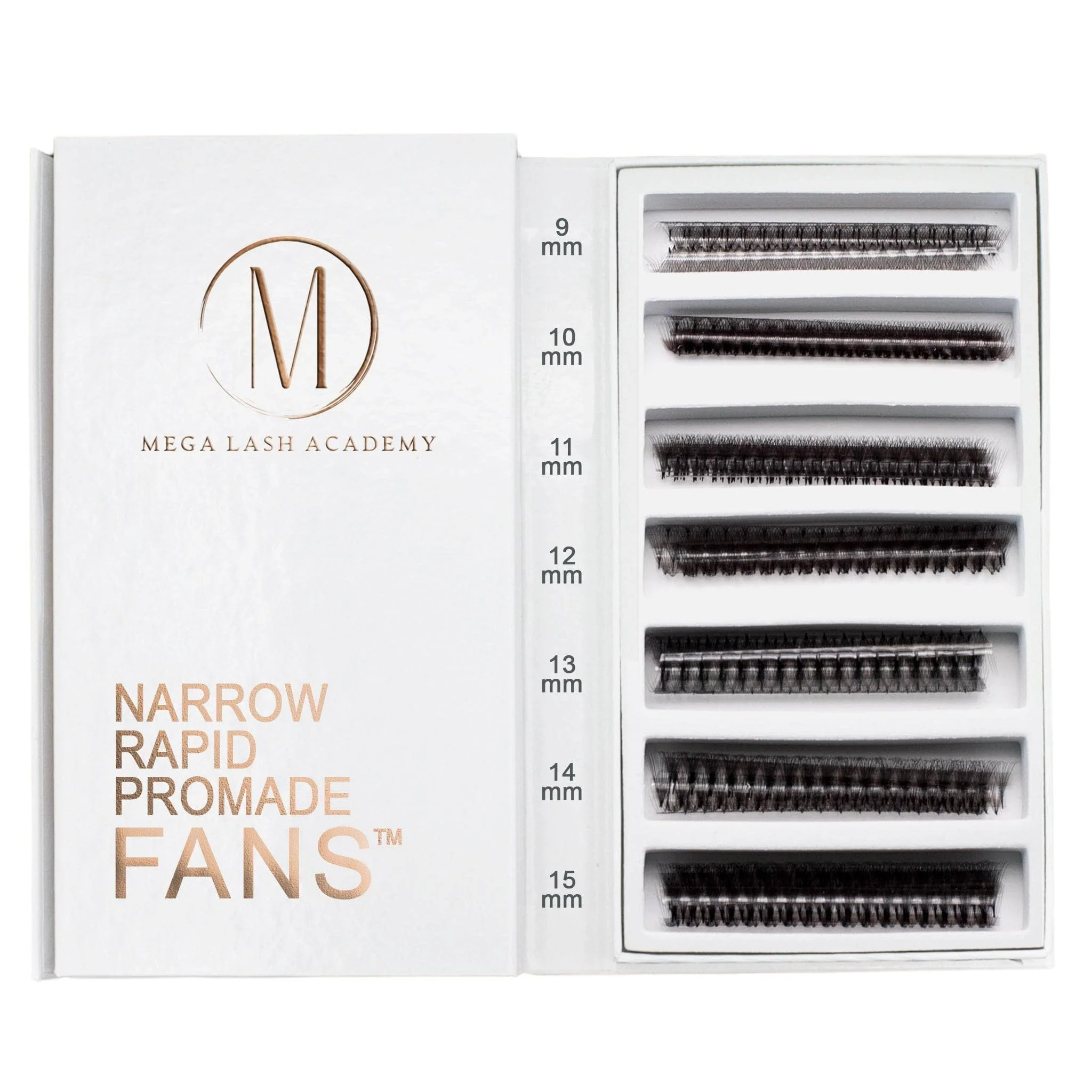 Narrow 10D Rapid Promade Fans® - 1050 Fans