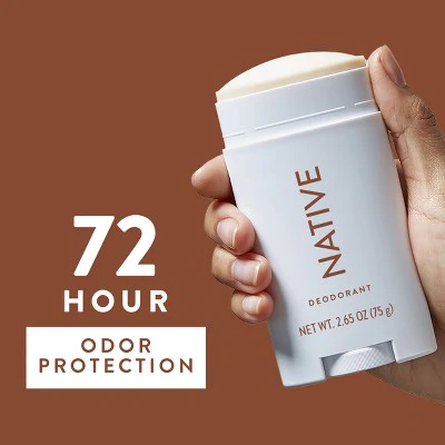 Native Solid Deodorant for Men Coconut & Vanilla 2.65oz - New - Image 4