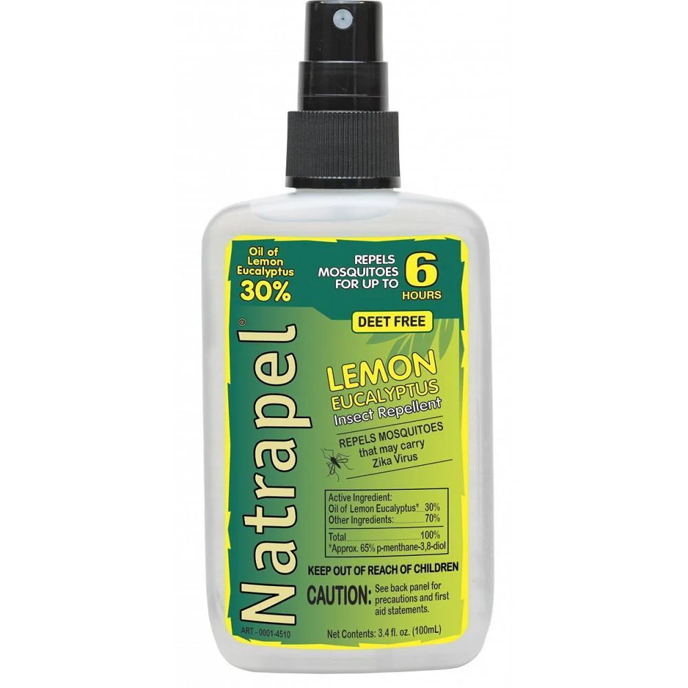 Natrapel Lemon Eucalyptus Mosquito Repellent - 3.4 Oz