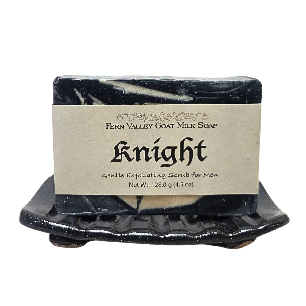 Natural Goat Milk Soap | Exfoliating Soap | Knight - Soap for Men - Image 3