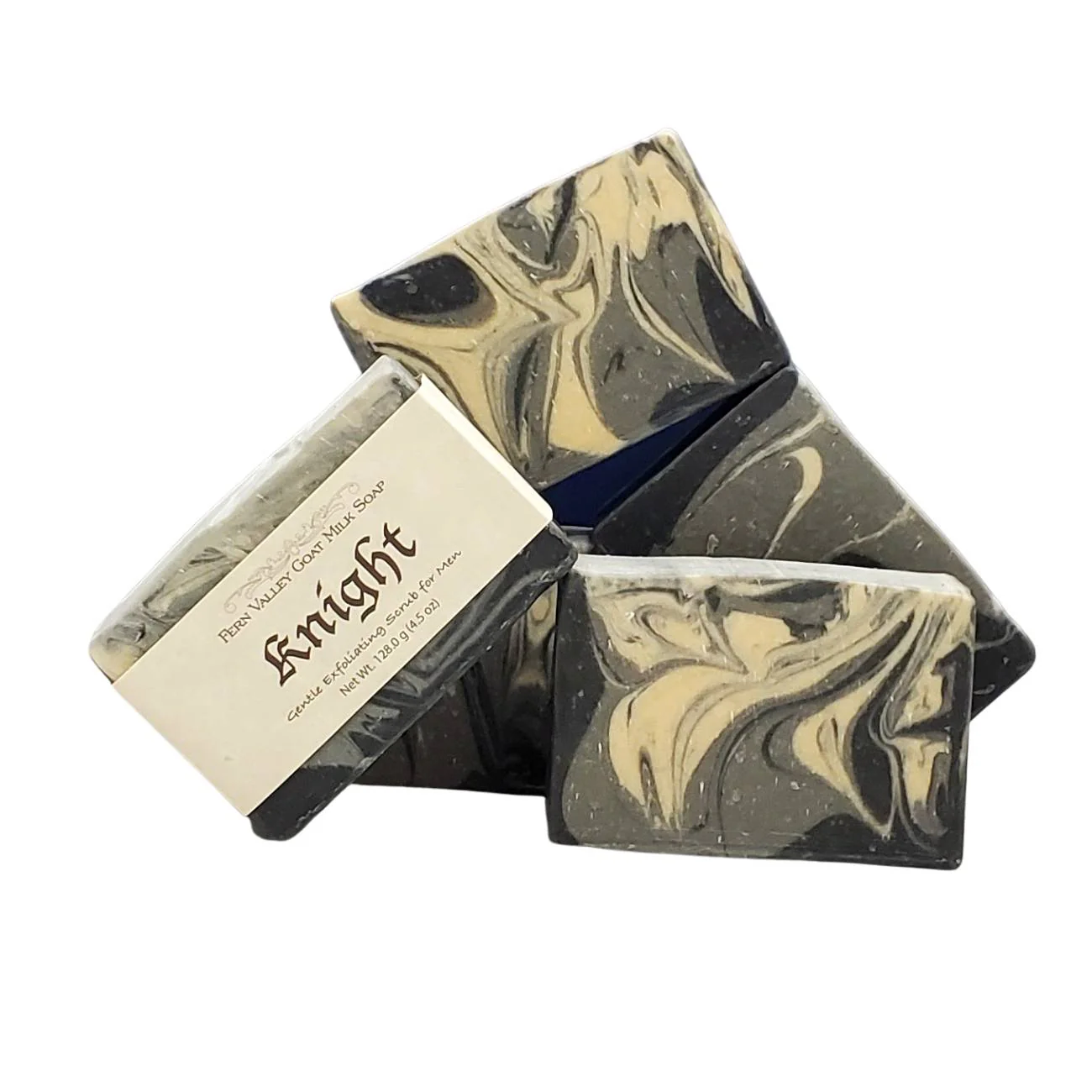 Natural Goat Milk Soap | Exfoliating Soap | Knight - Soap for Men - Image 4