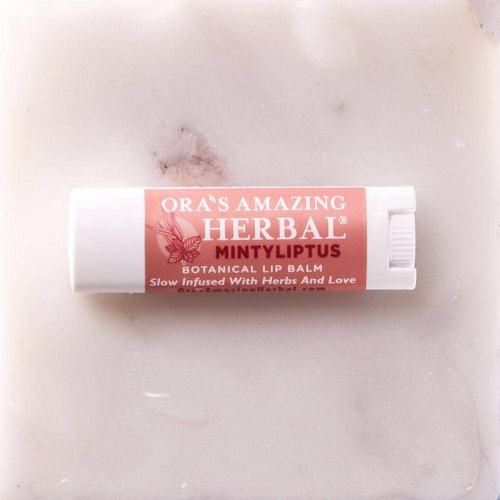 Natural Lip Balm, Herbal Infused, Mintyliptus Peppermint Eucalyptus - Image 7