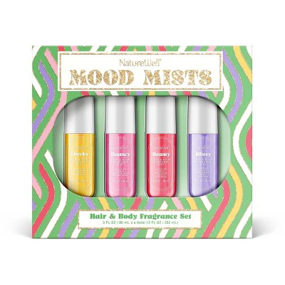NatureWell Fragrance Mist Gift Set 4ct - Imperfect Box
