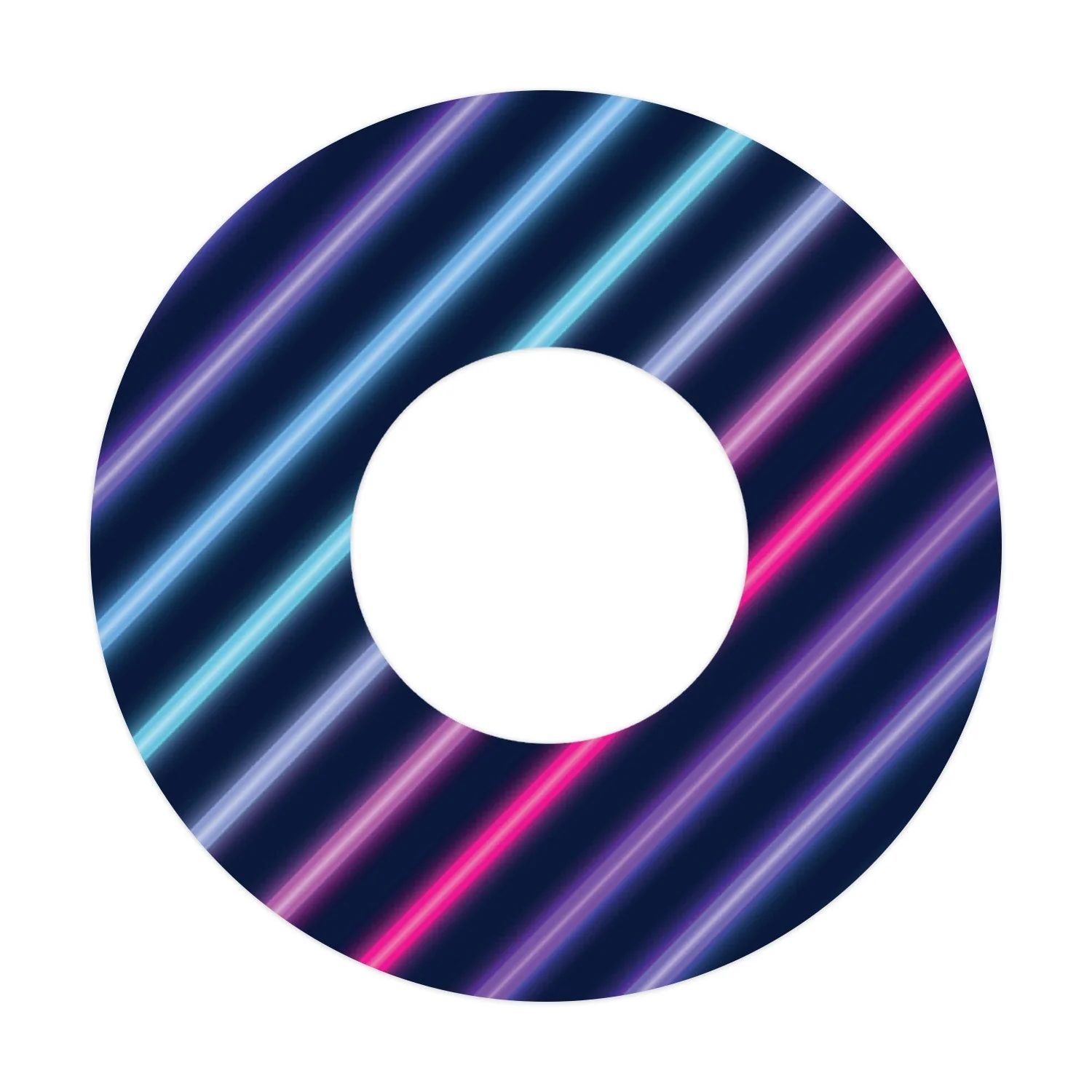 Neon Stripes Patch Tape Designed for the FreeStyle Libre 2
