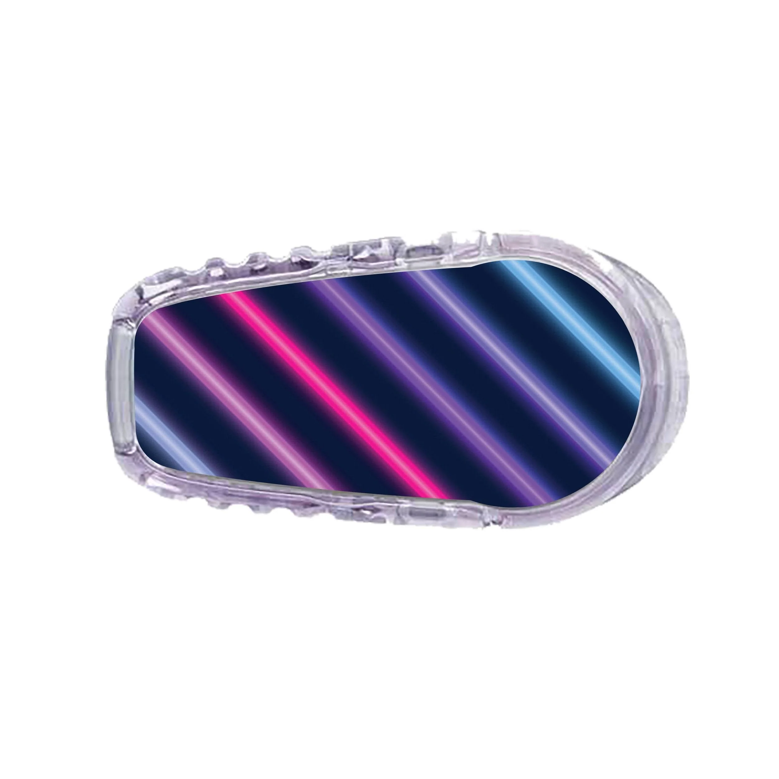 Neon Stripes Sticker Designed for the DEXCOM Transmitter
