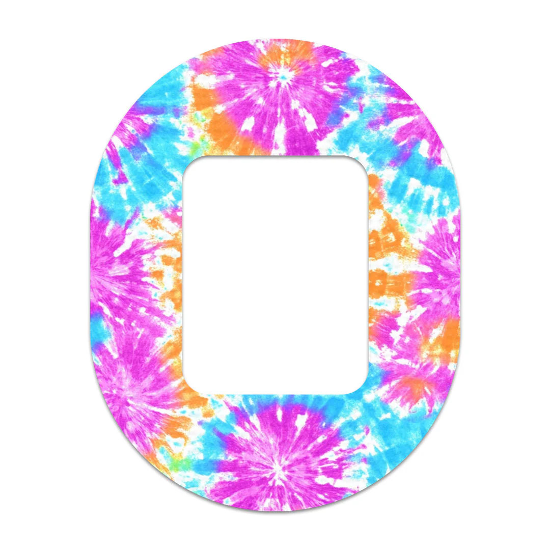 Neon Tie Dye Tandem Mobi Decorative Patch Tape - Pump Peelz - Image 2