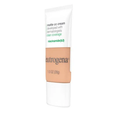 Neutrogena Clear Coverage Flawless Matte Color Correcting Cream, Full-Coverage 4.0 Sand - New - Image 5