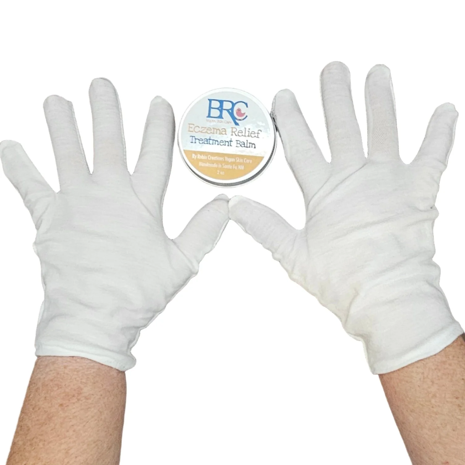 New! Intense Eczema Healing Balm + Cotton Gloves Set - Adult & Children Sizes