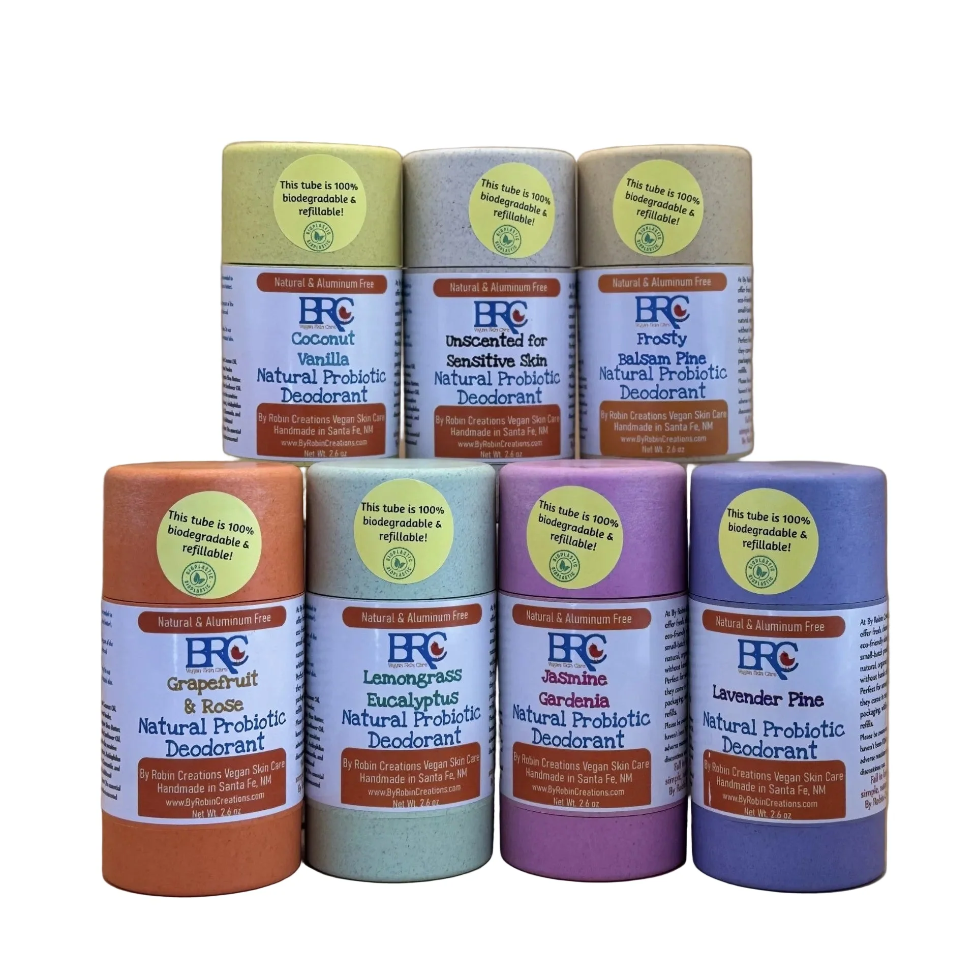New Packaging! Natural Probiotic Deodorant That Actually Works! - Our Best-Selling Product!