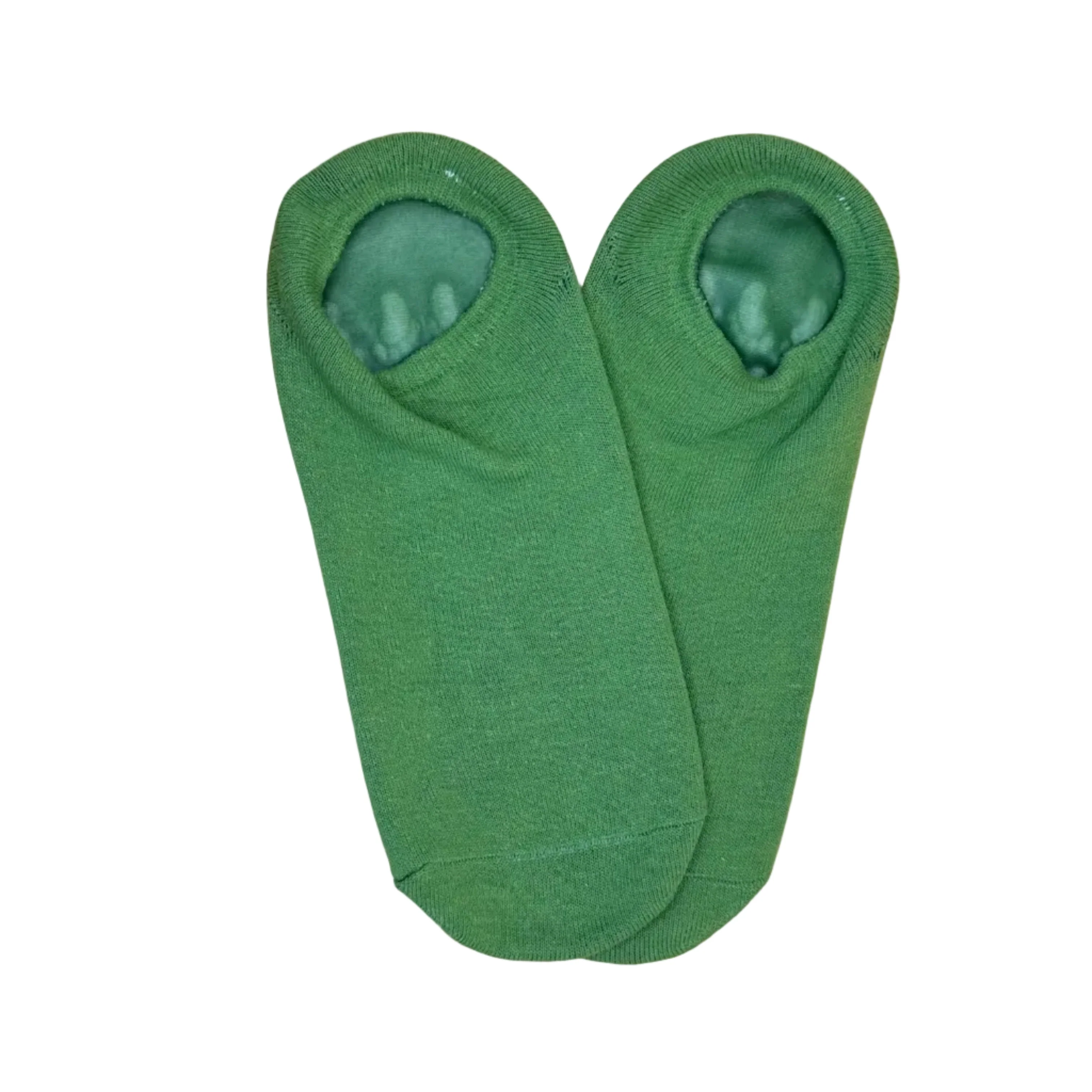 New! Terry Cloth Non-Skid & Silicone Gel Moisturizing Socks for Cracked Heels & Feet - Image 3