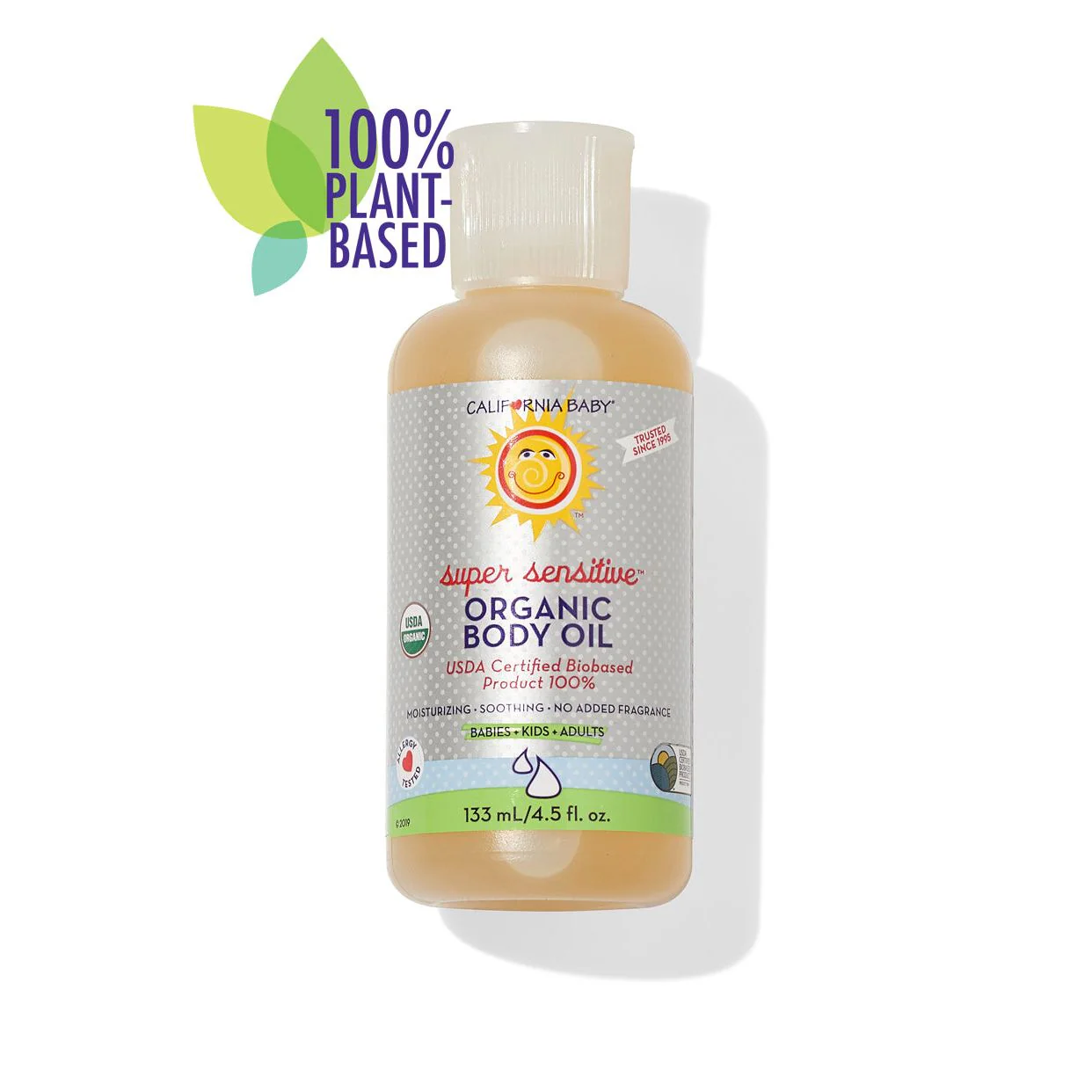 (No Fragrance) Super Sensitive™ Certified Organic Body Oil