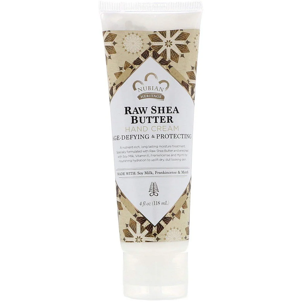 Nubian Heritage Raw Shea Butter Hand Cream - 4 Oz