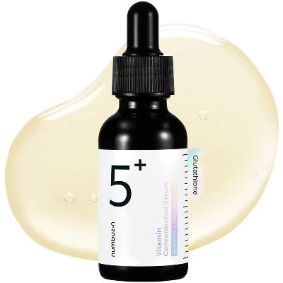 numbuzin No.5+ Glutathione Vitamin Concentrated Face Serum Travel Size 1.01 fl oz - Imperfect Box - Image 2