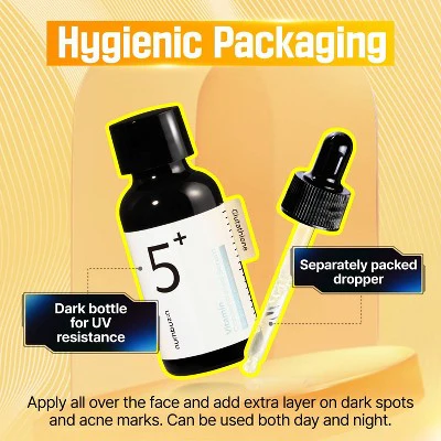 numbuzin No.5+ Glutathione Vitamin Concentrated Face Serum Travel Size 1.01 fl oz - Imperfect Box - Image 8