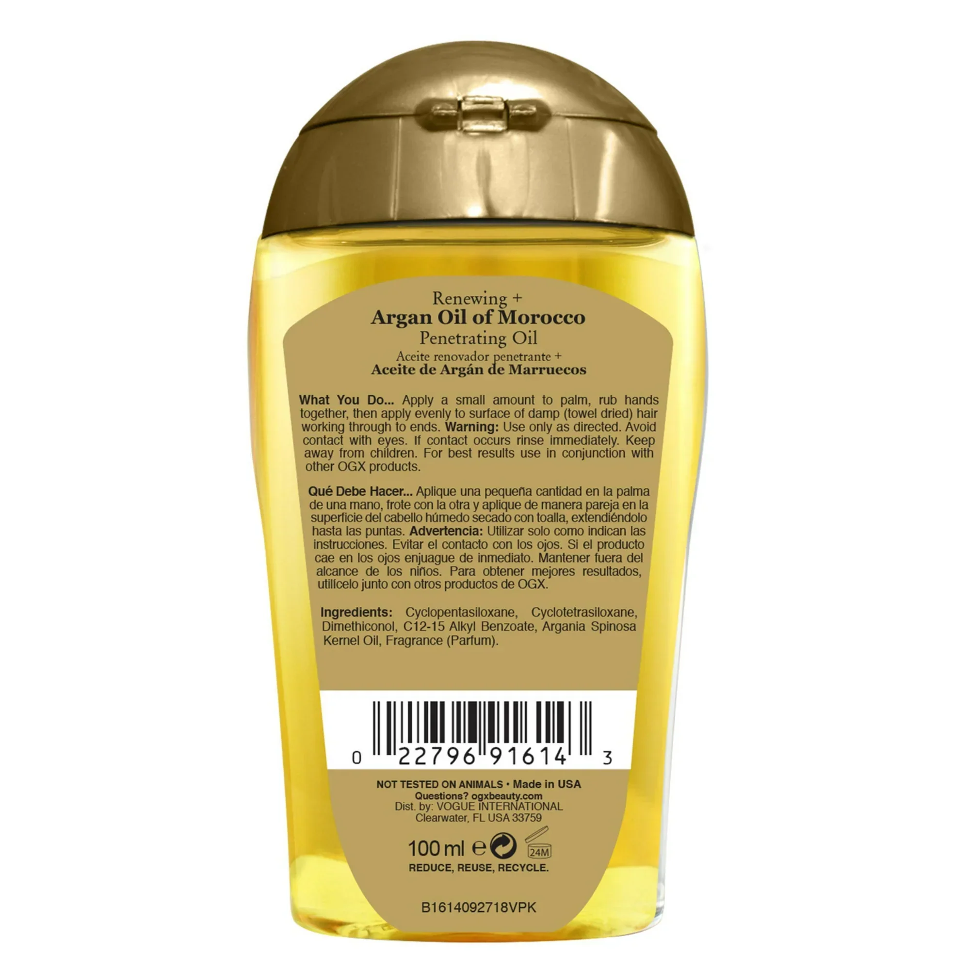 OGX Renewing Argan Oil of Morocco Penetrating Oil all Hair Types - Image 3