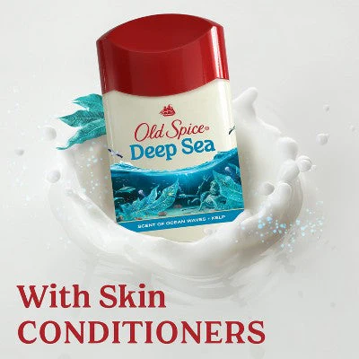 Old Spice Deep Sea Solid Antiperspirant & Deodorant for Men Sea Mineral Scent 2.6oz/2pk - New - Image 6