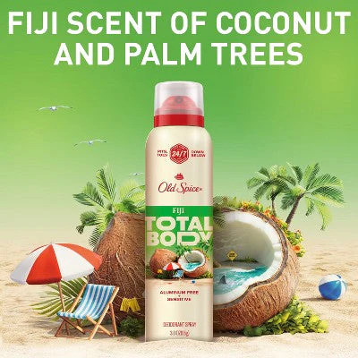 Old Spice Whole Body Spray Deodorant for Men Fiji 3.5oz - New - Image 7