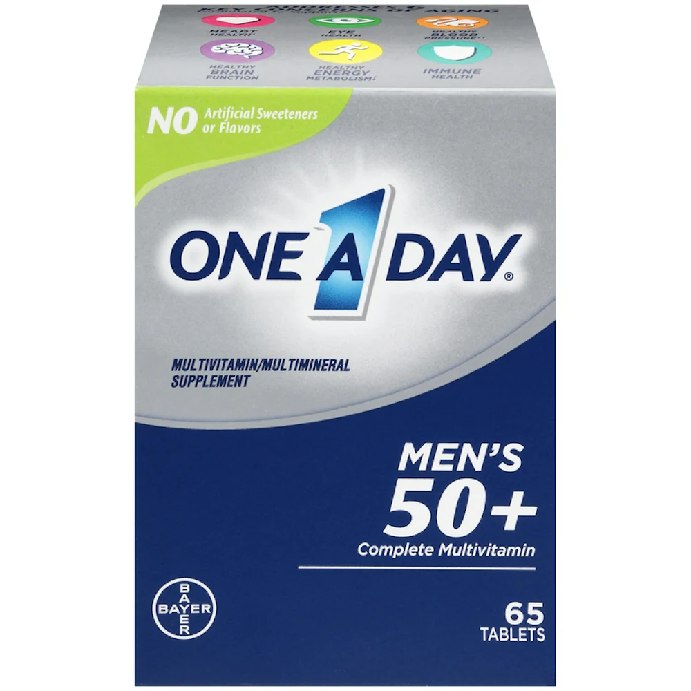 One A Day Men's 50+ Complete Multivitamin Tablets