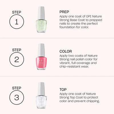 OPI Nature Strong Nail Polish Right As Rain 0.5 fl oz - New - Image 5
