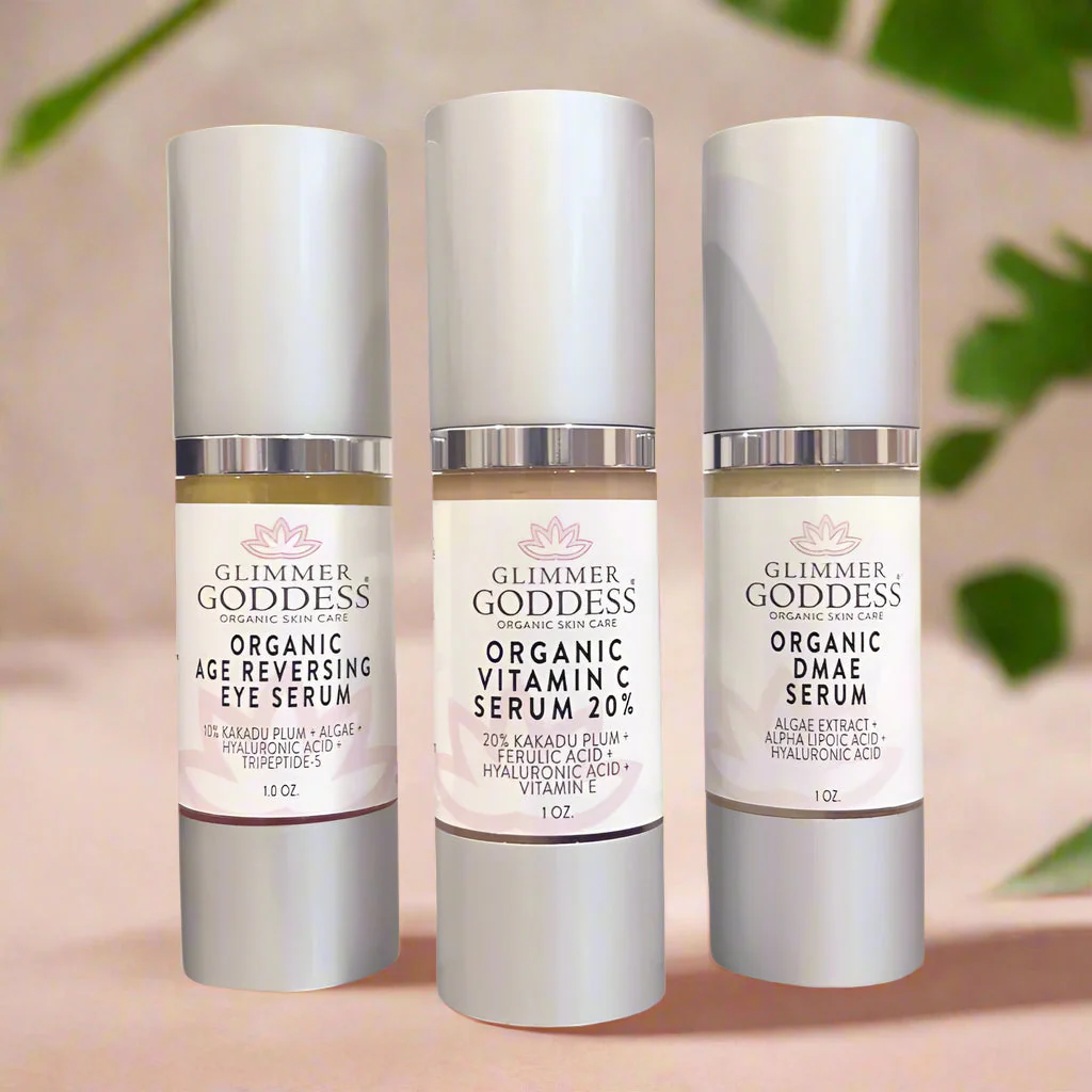 Organic Anti-Aging Trio – Vitamin C & Firming Serums - Image 2