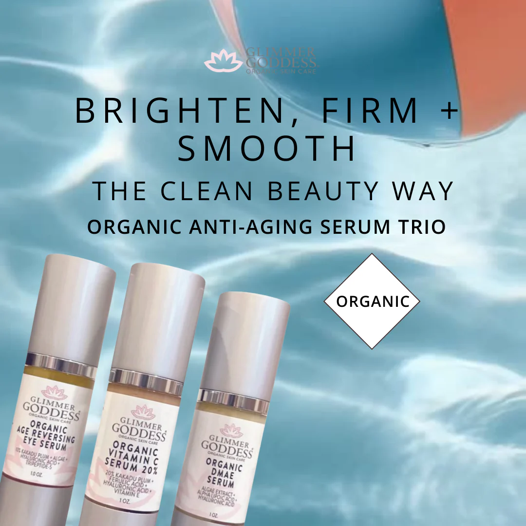 Organic Anti-Aging Trio – Vitamin C & Firming Serums - Image 3