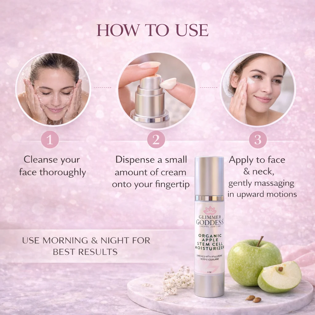 Organic Apple Stem Cell Moisturizer – Anti-Aging Treatment - Image 5