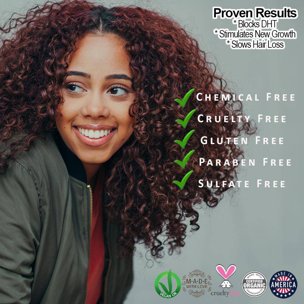 Organic Caffeine Hair Growth System – 3-Step Treatment Set - Image 3