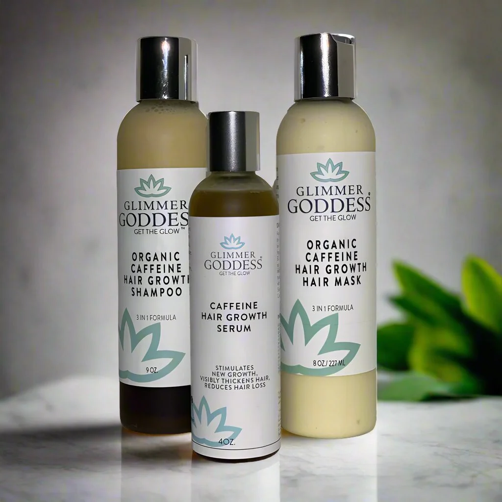 Organic Caffeine Hair Growth System – 3-Step Treatment Set - Image 4
