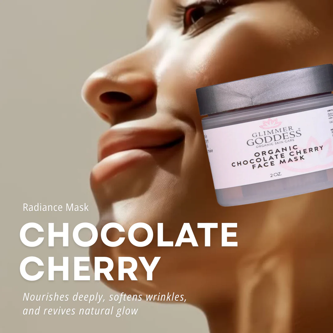 Organic Chocolate Cherry Face Mask – Antioxidant Anti-Aging Treatment - Image 3