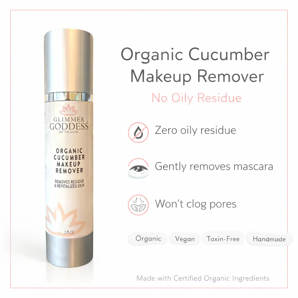 Organic Cucumber Makeup Remover – No Oily Residue - Image 3