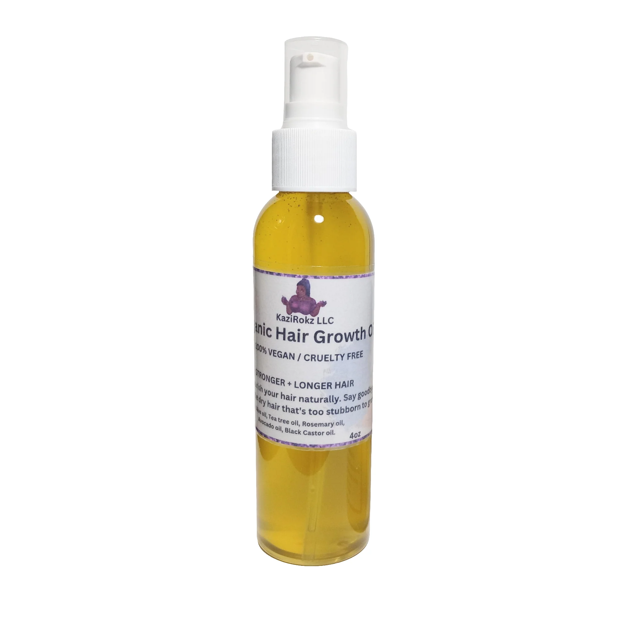 Organic Hair Growth Oil (100% Vegan / Cruelty Free)