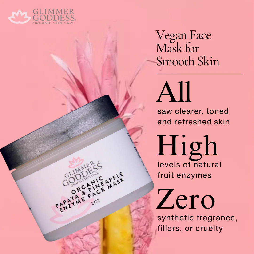 Organic Papaya Pineapple Enzyme Face Mask – Gentle Exfoliating Treatment - Image 9