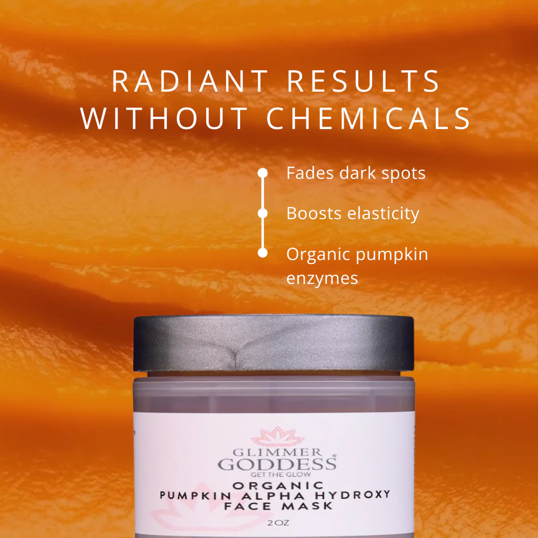 Organic Pumpkin AHA Face Mask – Exfoliating Treatment for Wrinkles & Glow - Image 5